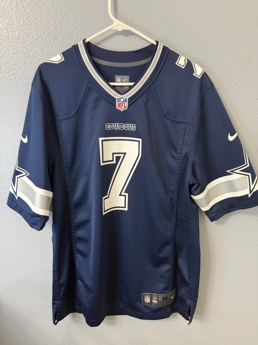 NFL Navy and White Nike On Field Jersey